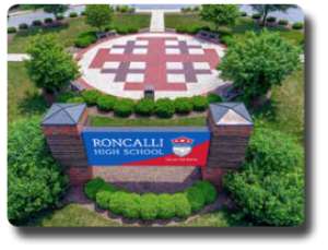 Roncalli Entrance Sign